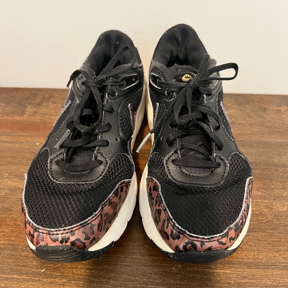 Nike Black Leopard Print Air Max Sneakers - Picture 4 of 4